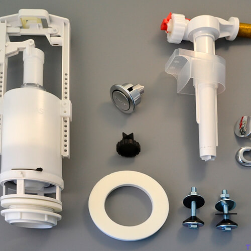 Арматура для унитаза 1/2 двойной смыв металл Alcaplast SA08K