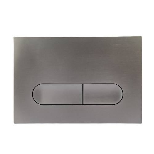 Клавиша смыва AVS оружейная сталь овальные кнопки