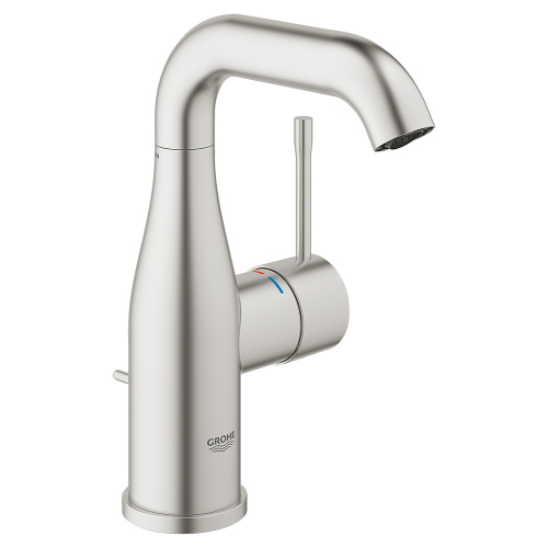 Смеситель для раковины Grohe Essence+ 23462DC1 сталь матовая