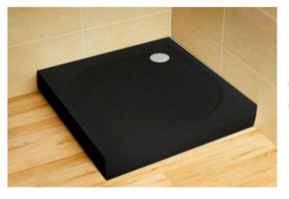 Экран для поддона Radaway Paros D 100x100 чёрный