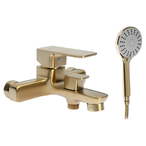 Смеситель для ванны с душем Accoona H126AW A63126AW золото Смеситель для ванны с душем Accoona H126AW A63126AW золото