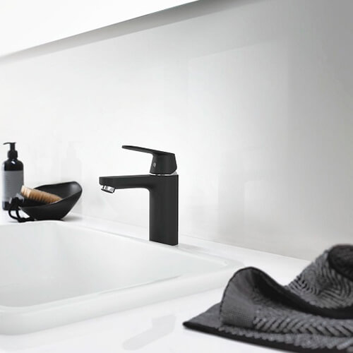 Смеситель для раковины Grohe Eurosmart Cosmopolitan 23327KW0 черный матовый