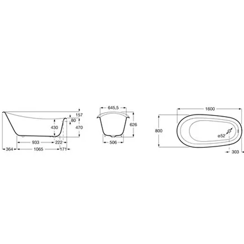 Ванна Roca Carmen 160х80 234250007