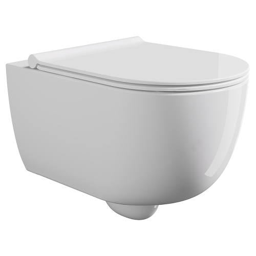 Унитаз подвесной Alice Unica 32254101SET безободковый, белый Унитаз подвесной Alice Unica 32254101SET безободковый, белый