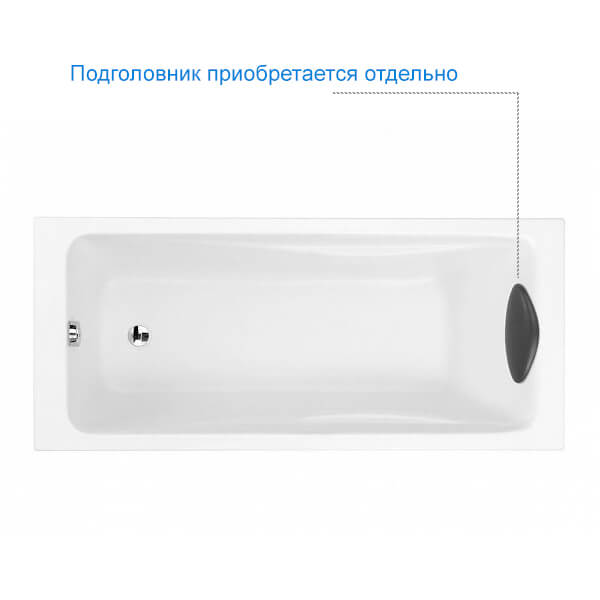 Акриловая ванна Jacob Delafon Odeon Up 150x70 белая, без каркаса