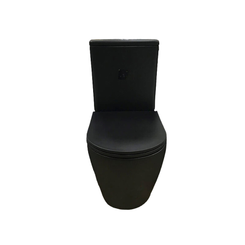 Унитаз-компакт AVS Сити безободковый, черный матовый