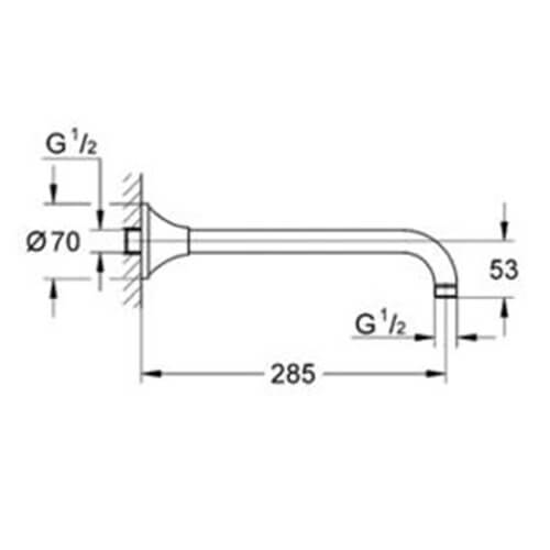 Кронштейн Grandera Grohe 27986000