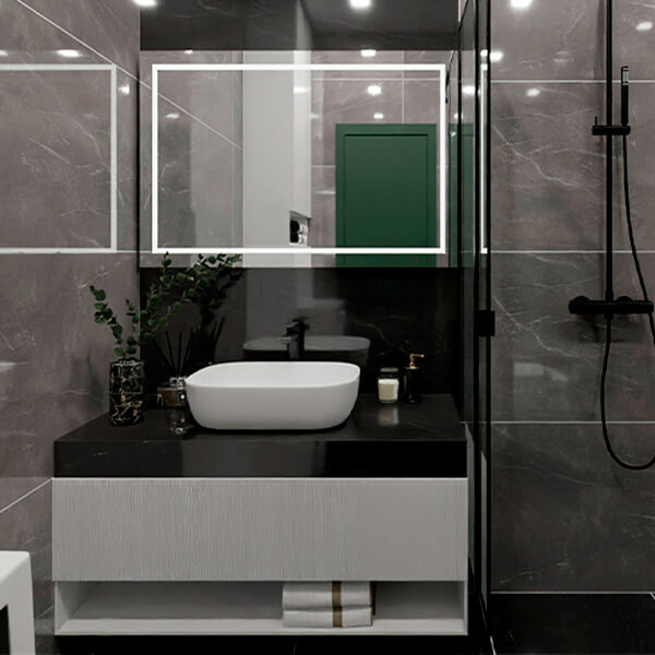 Керамогранит 60x120 полированный Armani nero AVS by Colortile