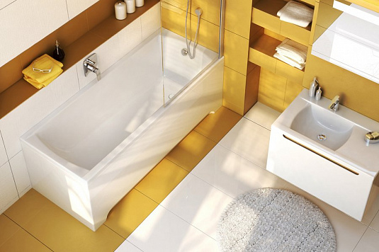 Акриловая ванна Ravak Classic 170x70 белая, без ножек