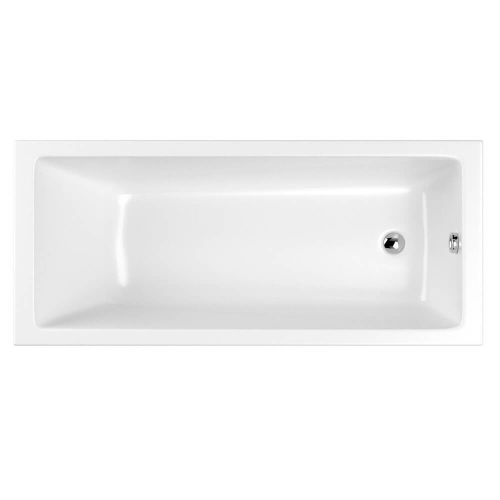 Акриловая ванна Whitecross Wave Slim 180x80 белая, без каркаса