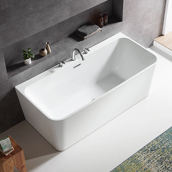 Акриловая ванна AVS Тоника 170x80 белая, c донным клапаном