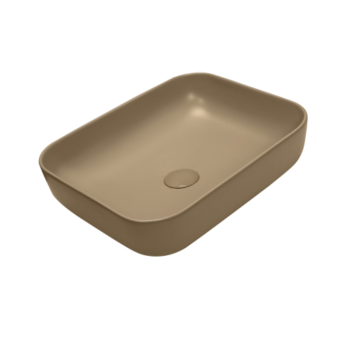 Раковина AVS Розали 50x39 бежевая матовая