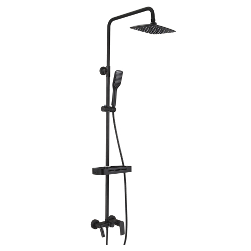 Душевая стойка Lemark Tropic LM7002BL черный матовый