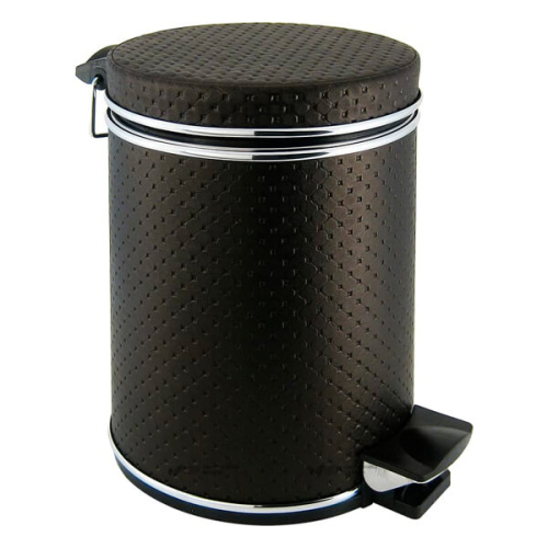 Ведро для мусора черное 5 л ТКФ 05PBLH-9