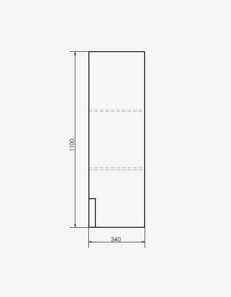 00004149530 Пенал подвес 35 Дуб темный Кёльн COMFORTY 00004149530 Пенал подвес 35 Дуб темный Кёльн COMFORTY