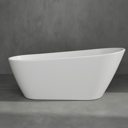 Акриловая ванна AVS Лилия 170х75 белая, с донным клапаном