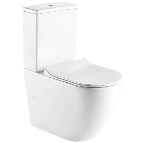 Унитаз-компакт AVS Метрополь безободковый, белый