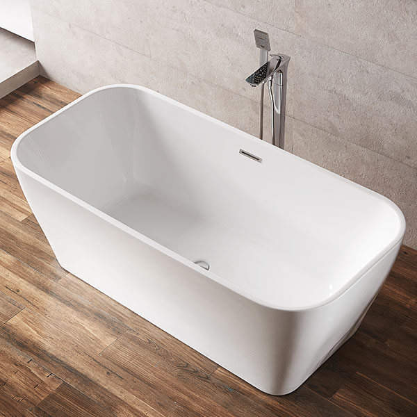 Акриловая ванна AVS Шарм 170x80 белая, c донным клапаном