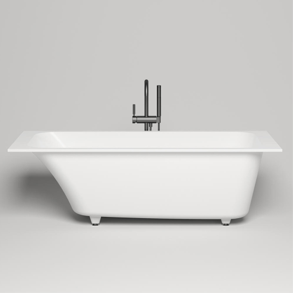 Ванна из искусственного камня Salini Orlando Kit S-Sensе 170х70 белая матовая, с ножками и донным клапаном Ванна из искусственного камня Salini Orlando Kit S-Sensе 170х70 белая матовая, с ножками и донным клапаном