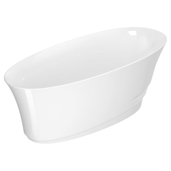 Акриловая ванна AVS Афродита 170x80 белая, с донным клапаном