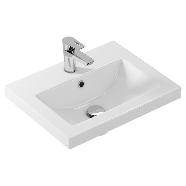 Комплект SU-SMA-CO50/Wh Тумба+UM-COM50/1 р-на+зеркало Белый/ясень SMART CERSANIT