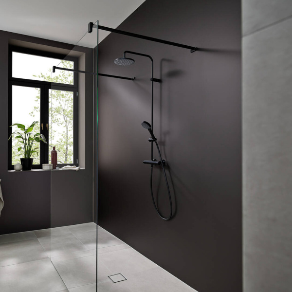 Душевая стойка Hansgrohe Vernis Blend 26276670 черный матовый