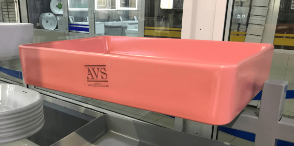 Раковина AVS AVS-82174-MP 60х40,5 розовая