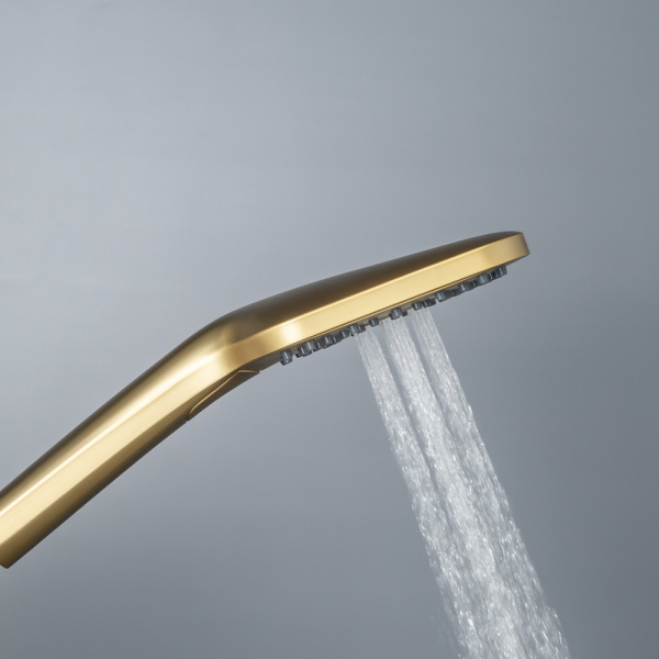 Душевая лейка AVS Cube брашированное золото
