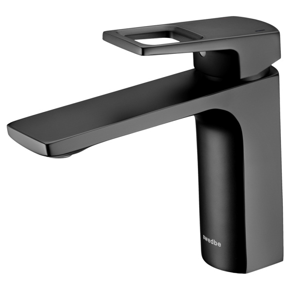 Комплект смесителей Swedbe Kronos 2010B+2030B черный матовый Комплект смесителей Swedbe Kronos 2010B+2030B черный матовый