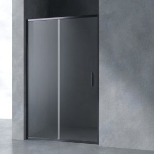 Душевая дверь в нишу AVS Вектор 120 см профиль оружейная сталь, стекло матовое