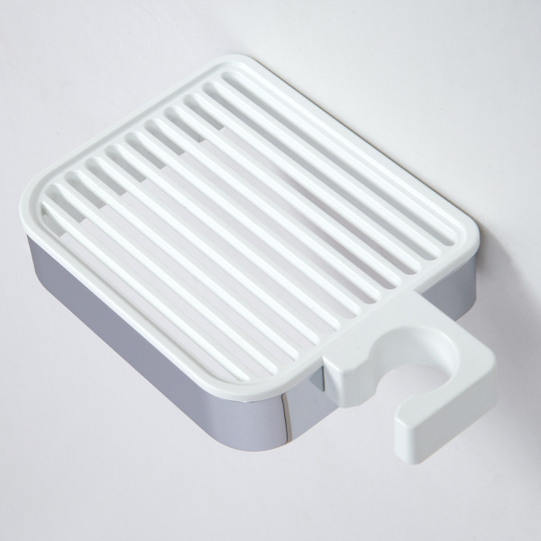 Мыльница подвесная AVS Ruf с держателем для душа, хром