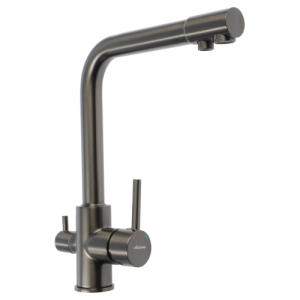 Смеситель для кухни Accoona A5179ST-4 Оружейная сталь