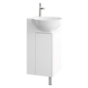 Тумба с раковиной Aqwella Porto 45 белая