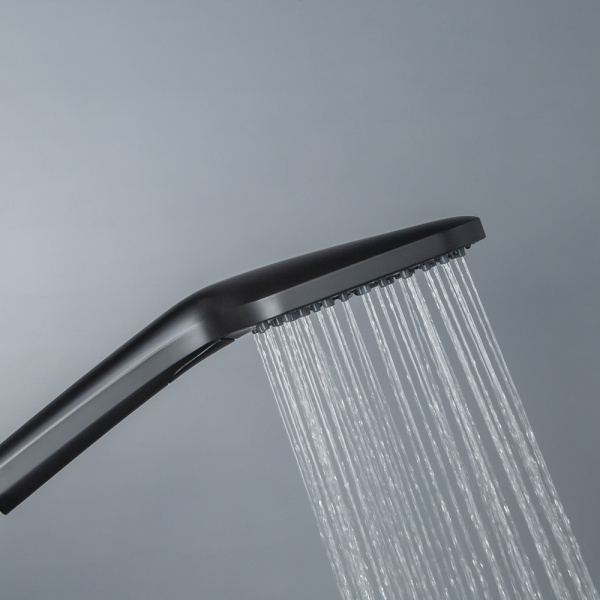 Душевая лейка AVS Cube черный матовый