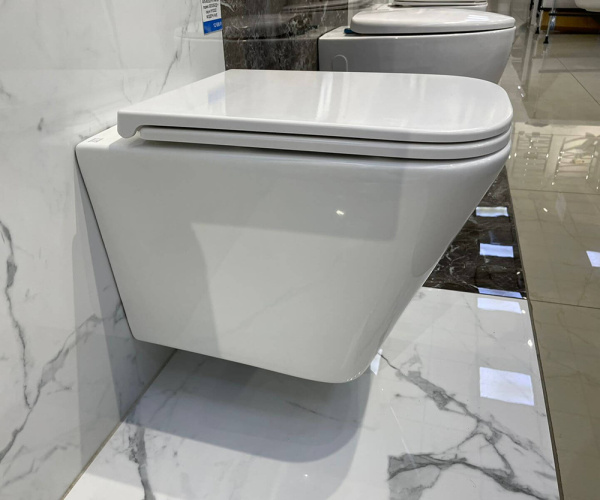 Унитаз подвесной AVS Модерн безободковый, смыв торнадо 2, белый