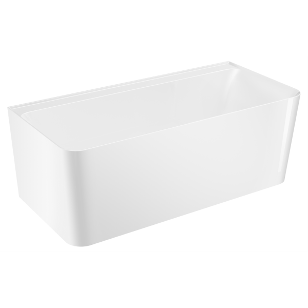 Акриловая ванна AVS Сканди 170x80 белая, с донным клапаном