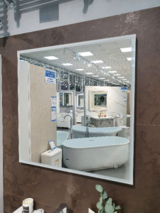 Зеркало 800x800 LED ИК-датчик + антипар Элен BRIZ