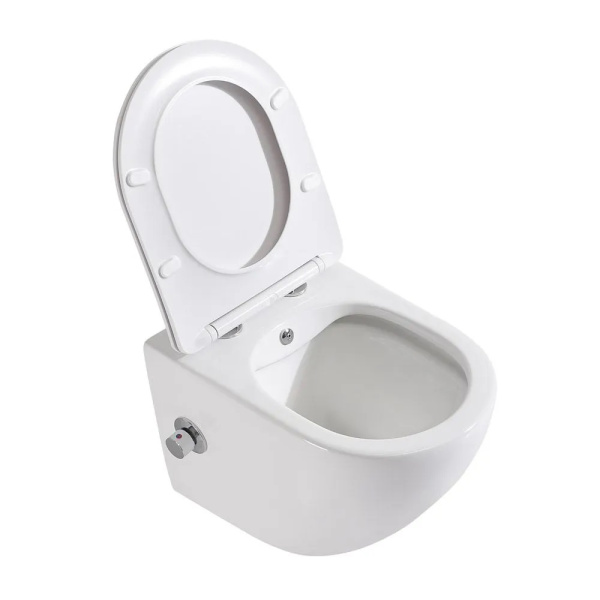 Унитаз подвесной BelBagno Uno BB3105CHR-BS/SC безободковый, белый