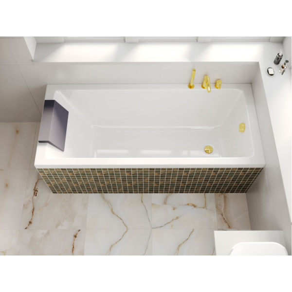 Акриловая ванна Whitecross Wave 180х80 белая, без каркаса