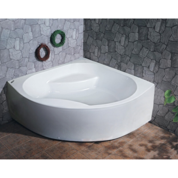 Акриловая ванна Kolpa-San Swan 160х160 белая, с каркасом и сливом-переливом