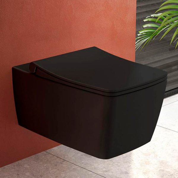 Унитаз подвесной Vitra Metropole 7672B083-0101+122-083-009 безободковый