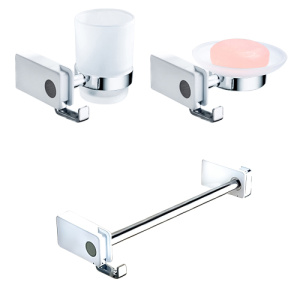 Набор AVS F83 Стакан с крючком+Мыльница+Полотенцедержатель 30