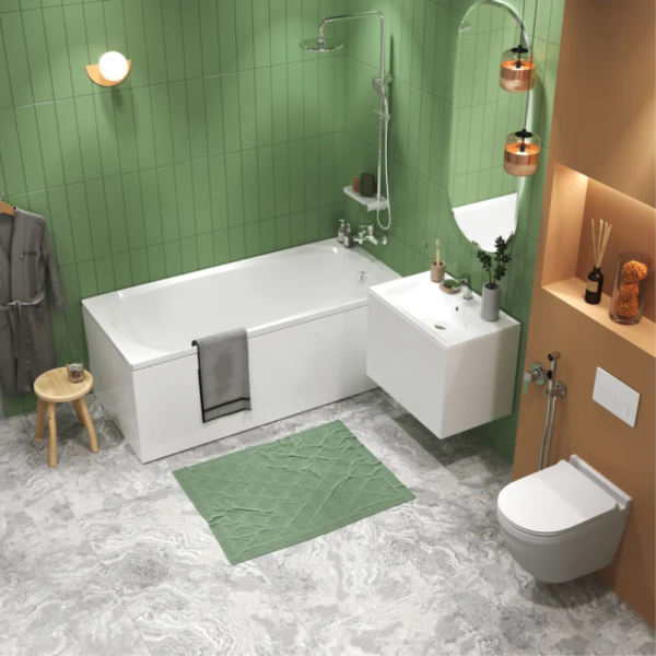 Акриловая ванна Marka One Elegance 170x70 белая, без каркаса