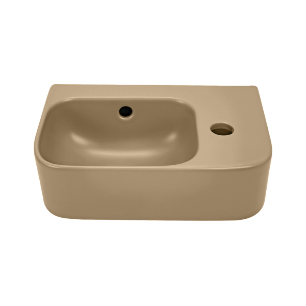 Рукомойник AVS Грэйс 37x25 L, бежевый матовый