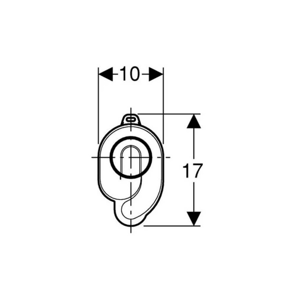 Сифон для писсуара D50 Uniflex Geberit 152.950.11.1