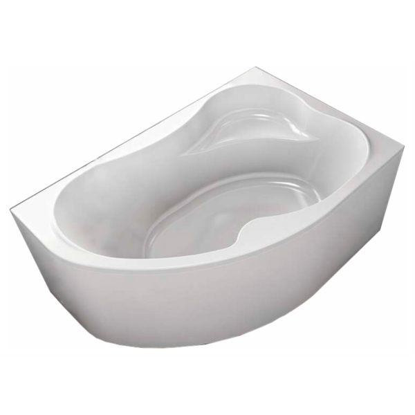 Акриловая ванна Kolpa-San Lulu 170х100 L белая, с каркасом, крепежем и экраном