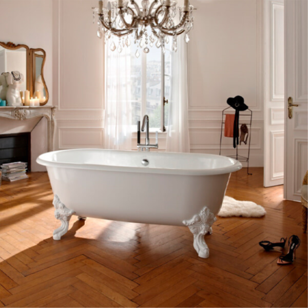 Чугунная ванна Jacob Delafon Cleo 175х80 белая, без ножек