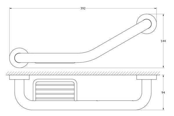 Поручень с мыльницей Harmonie Artwelle HAR 044