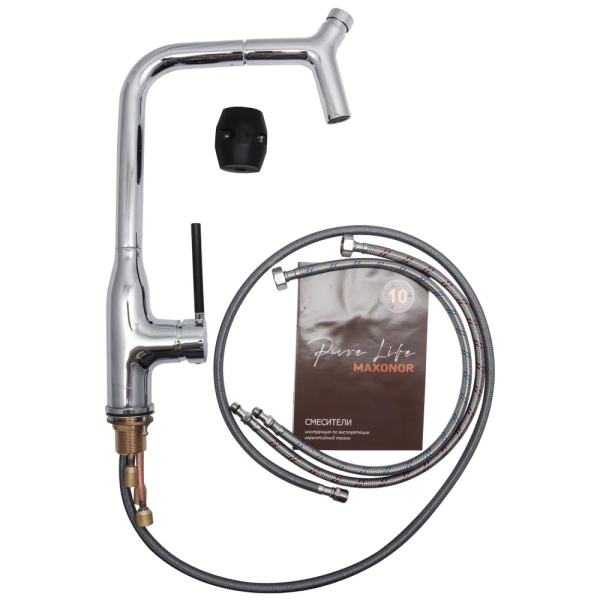 Смеситель для кухни Maxonor Pure Life PL4282 хром Смеситель для кухни Maxonor Pure Life PL4282 хром