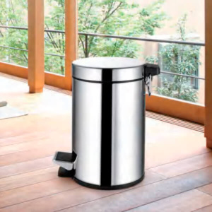 Ведро для мусора хромовое 5 л Accoona A242 Ведро для мусора хромовое 5 л Accoona A242